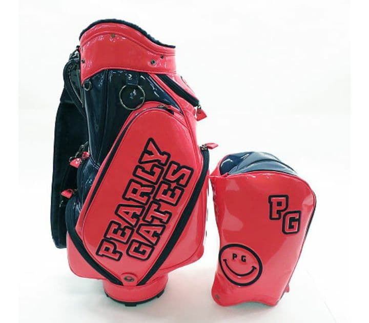 値下中　パーリーゲイツ　キャディ　バッグ　完売　限定　入手困難　ピンク　ネイビー