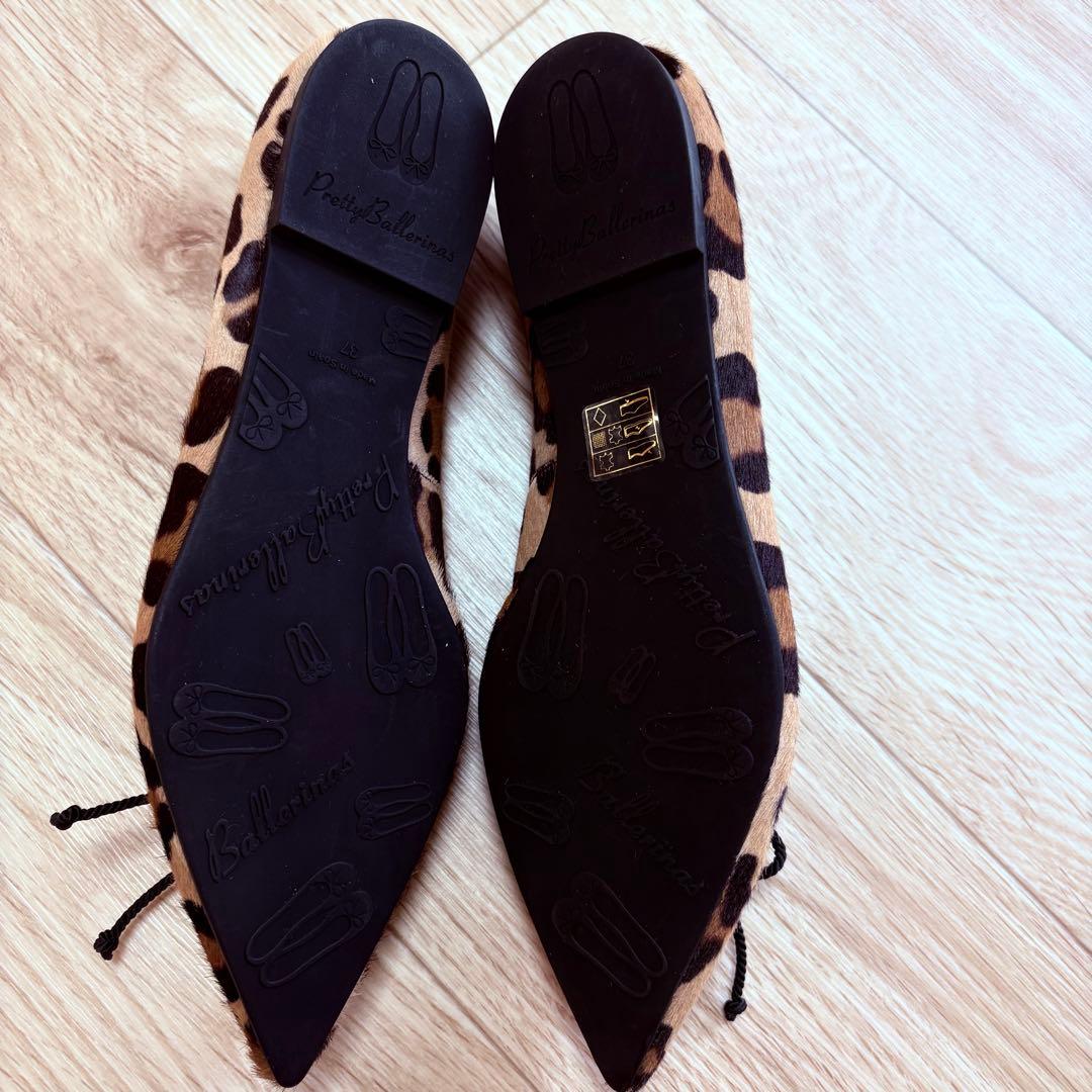 pretty Ballerinas ヒョウ柄 レオパード　フラットシューズ 37
