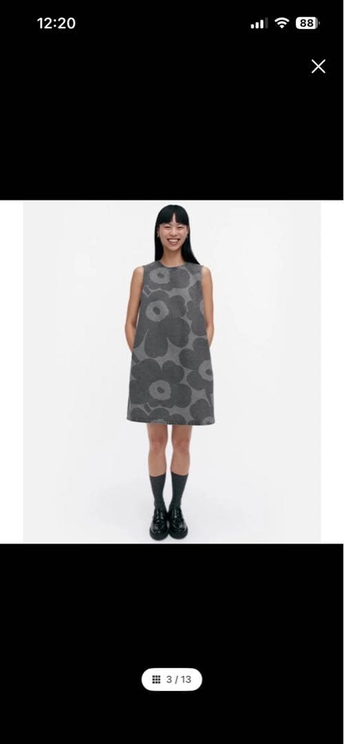 【25AW】marimekko マリメッコ/ デニムワンピース