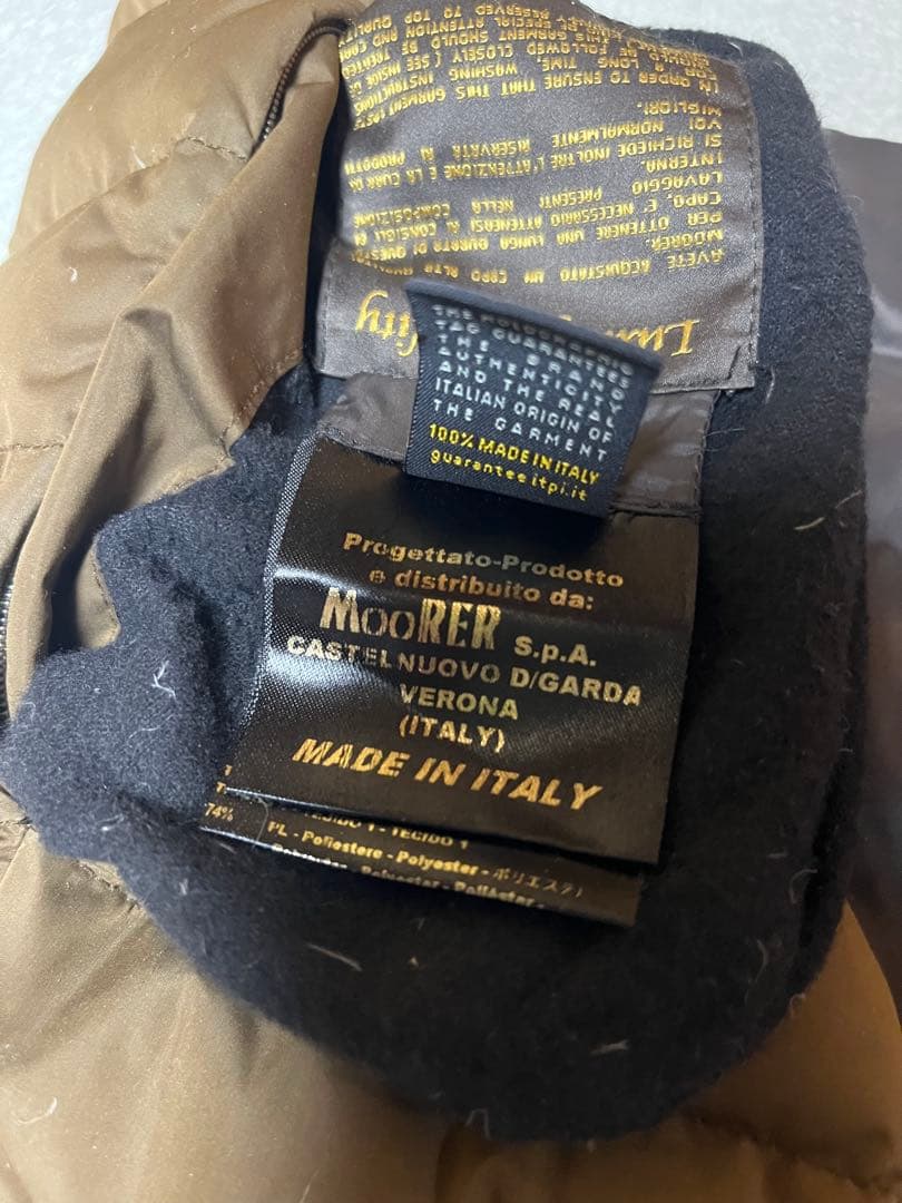 MOORERリバーシブルダウンジャケット