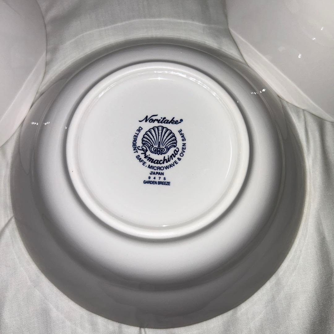 ノリタケ プリマチャイナ　ガーデンブリーズ　絵変わり大鉢　5個組