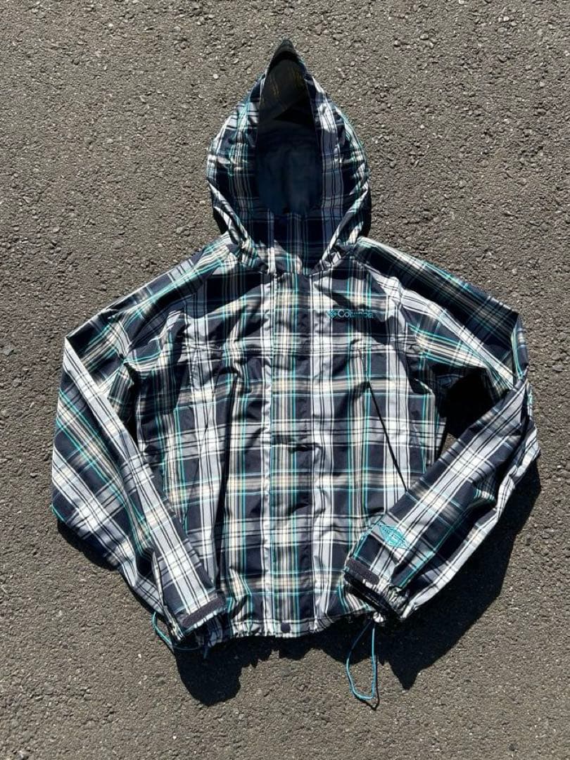 Columbia tech shell jacket double zip短丈