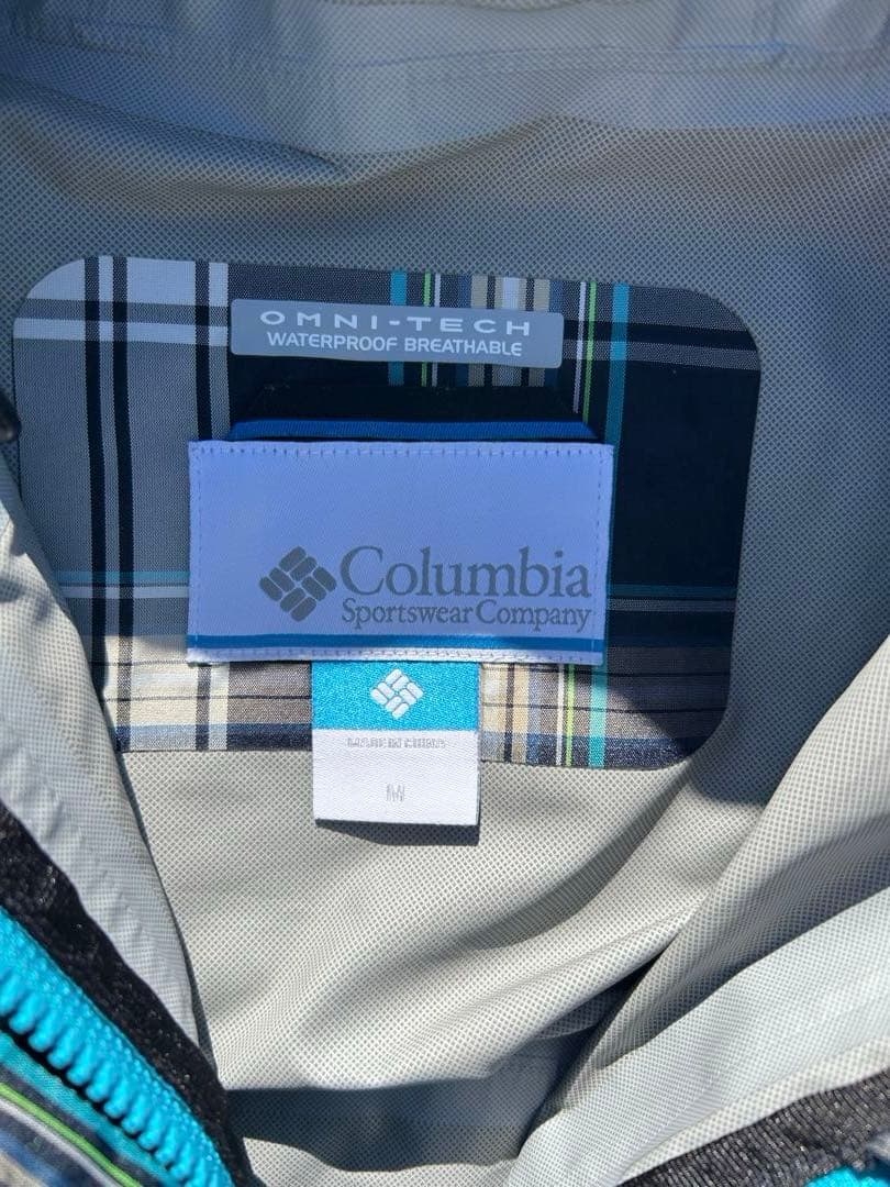 Columbia tech shell jacket double zip短丈