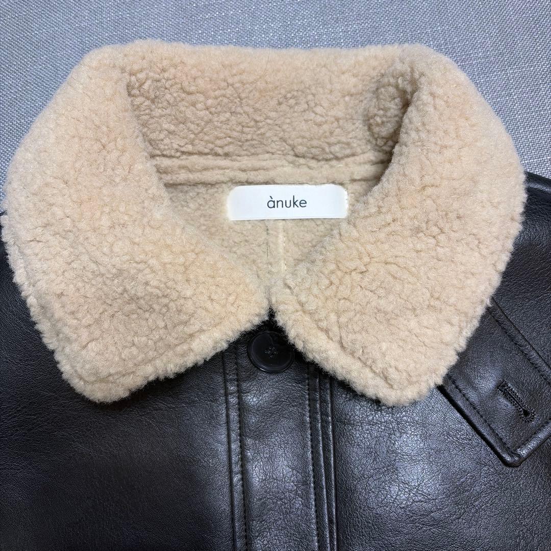 anuke Boa Flight Jacket 36 アンヌーク ボアフライト