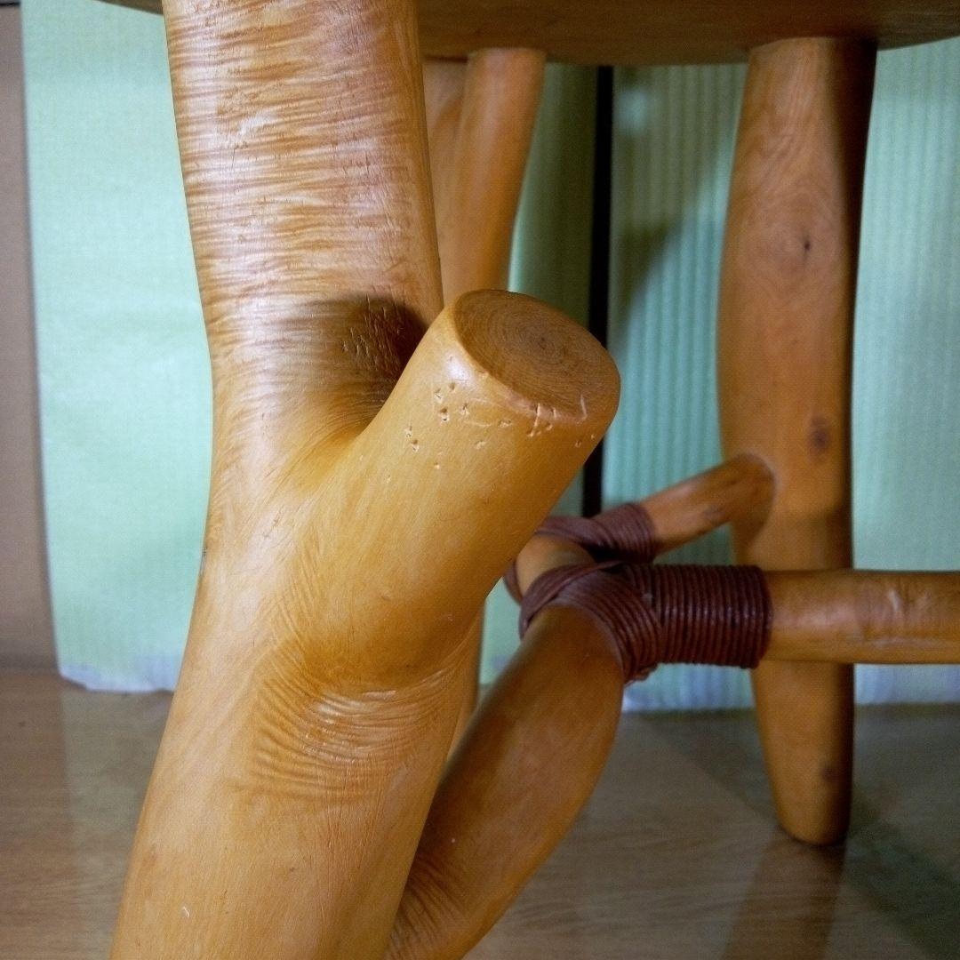 自然木の椅子　芸術作品　家具　ハンドメイド　木の癒し　一点物