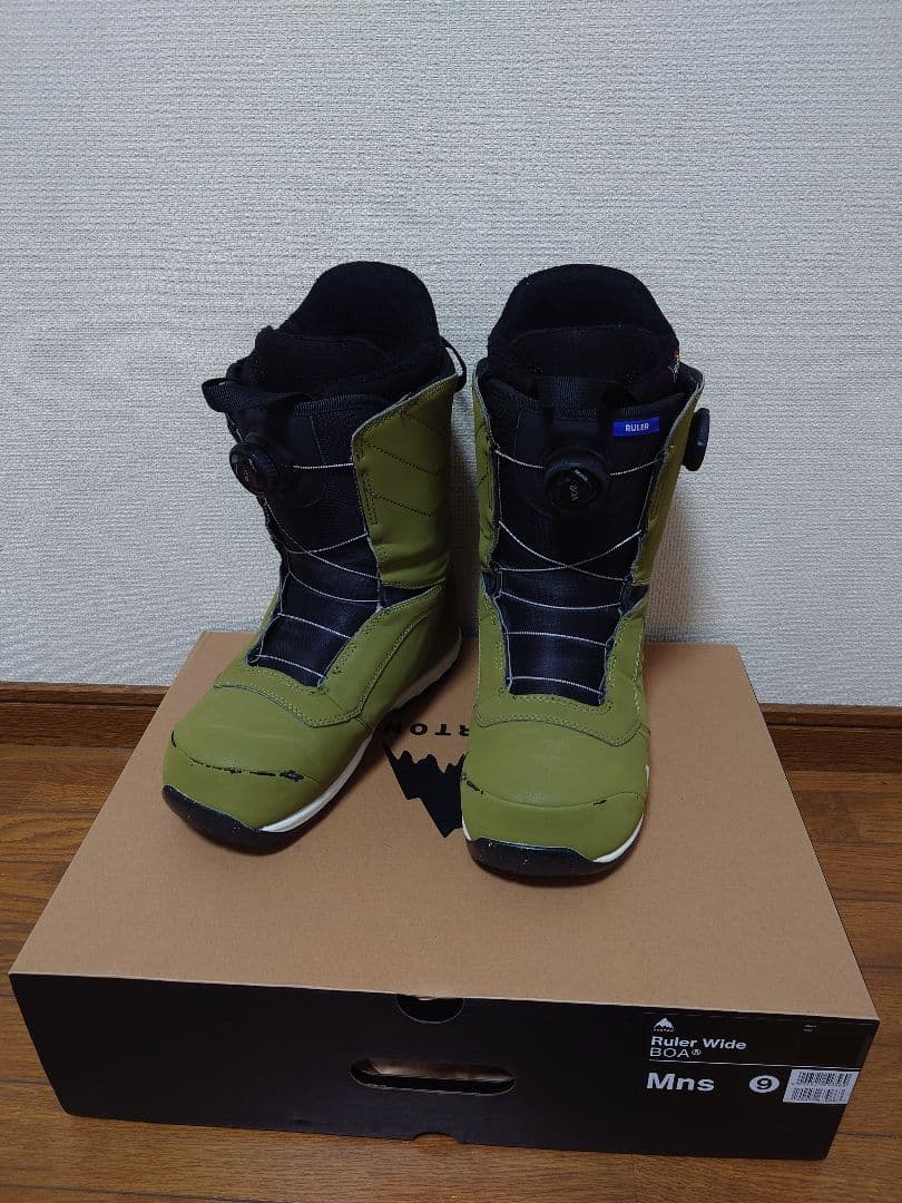 スノーボード BURTON Ruler Wide BOA GREEN 27cm