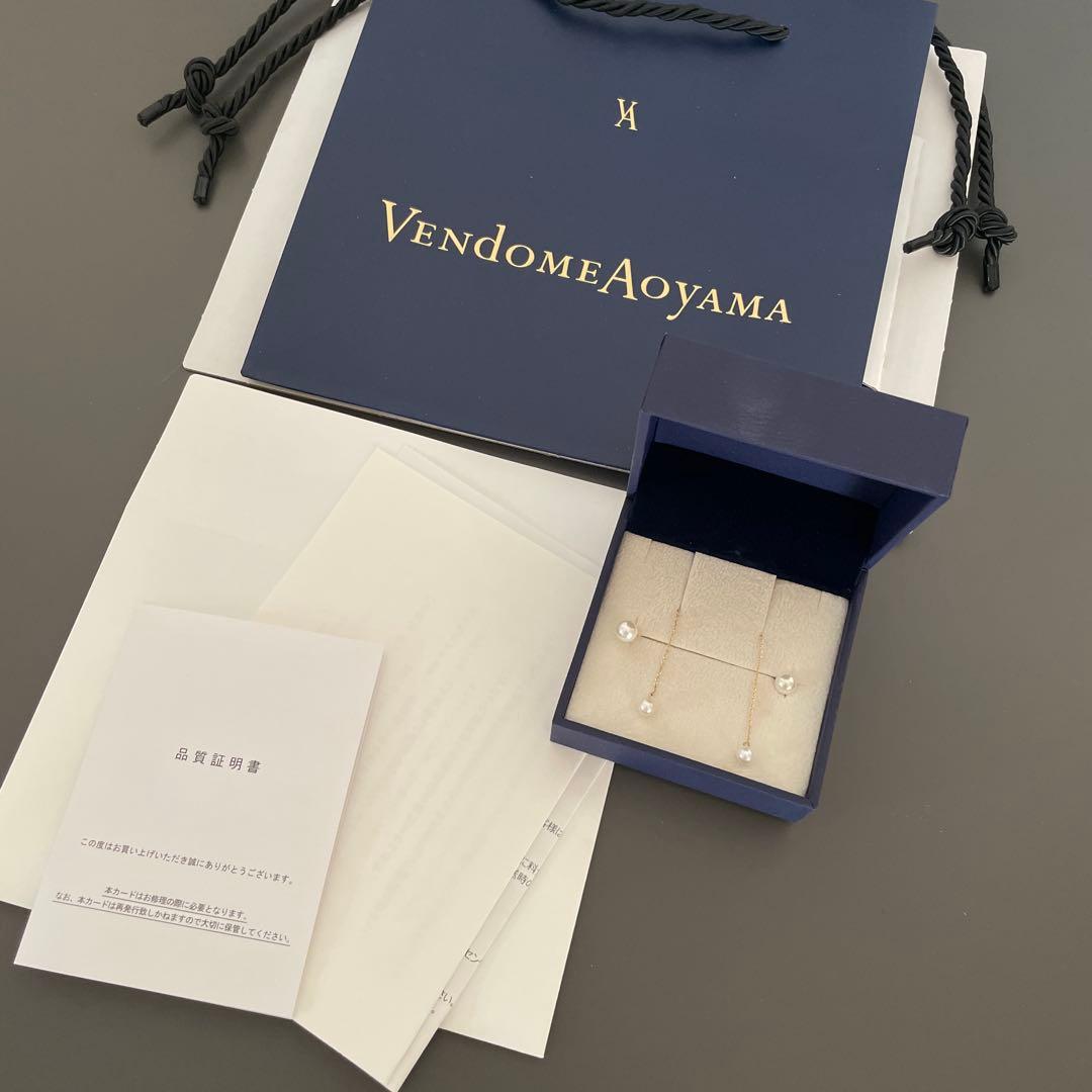 Vendome Aoyama パールドロップピアス