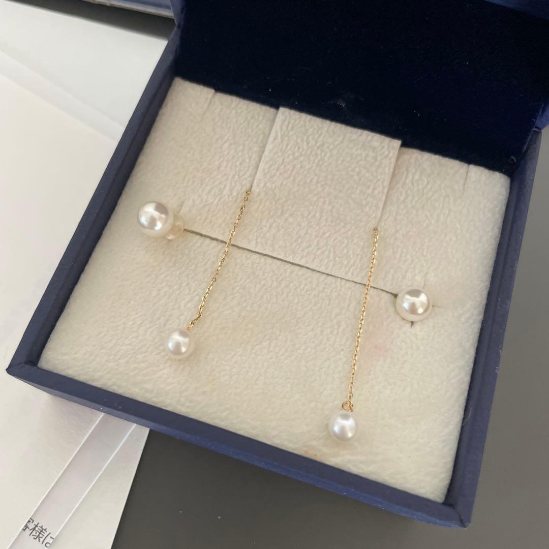 Vendome Aoyama パールドロップピアス