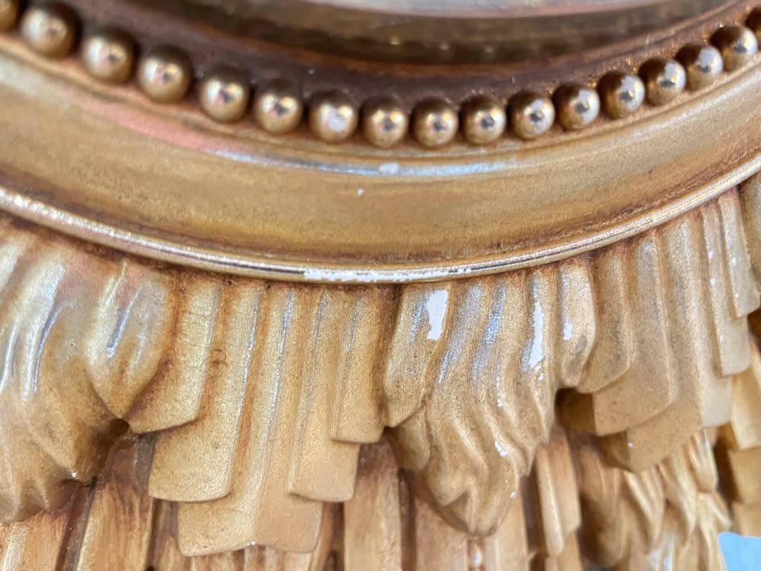 B7071【WELBY】 サンバーストクロック 壁掛け時計 アンティーク