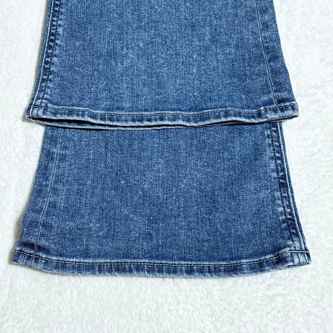 YANUK フレア ブーツカット ストレッチ デニム 23 ヤヌーク
