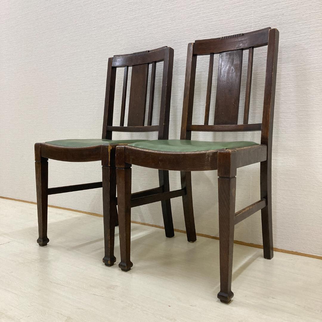 アンティーク　ダイニングチェア　椅子　２脚セット