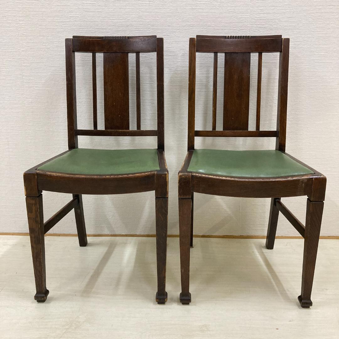 アンティーク　ダイニングチェア　椅子　２脚セット