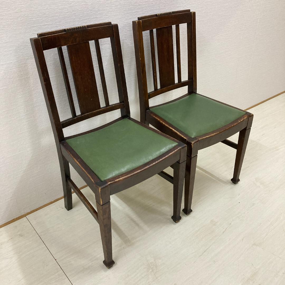 アンティーク　ダイニングチェア　椅子　２脚セット