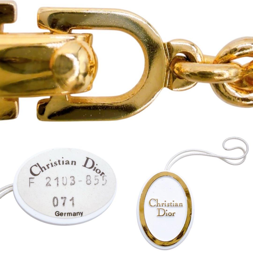 【未使用級】クリスチャン ディオール ネックレス ロング ゴールド系 ドイツ製