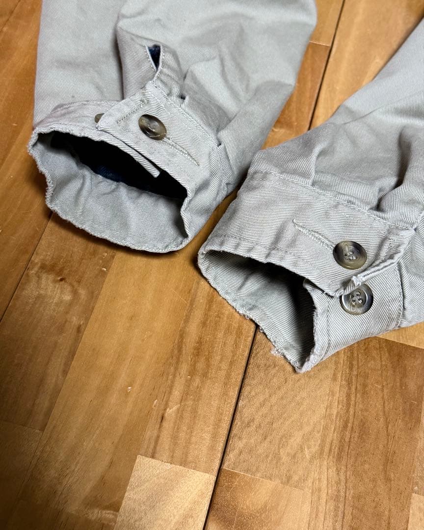 ポロ ラルフローレン ベージュ スウィングトップ Mサイズ 襟コーズ コットン