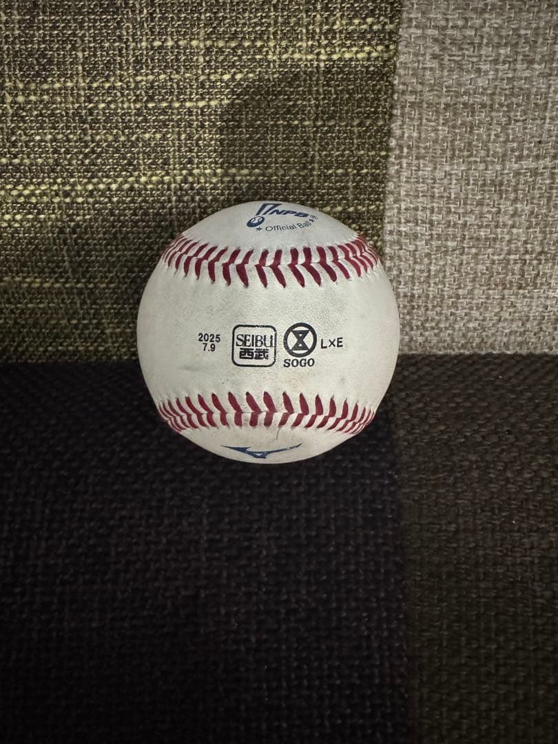 埼玉西武ライオンズ　試合球 2025年7月9日