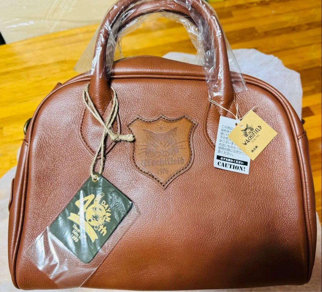 ダヤン わちふぃーるど 40周年 レザー ボストン 未使用品 ボストンバッグ