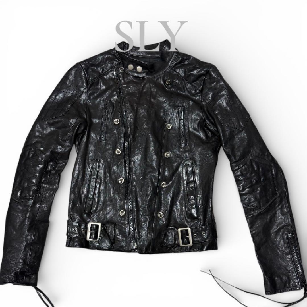 SLY/スライ/レザーライダースジャケット/本革opium お兄系archive