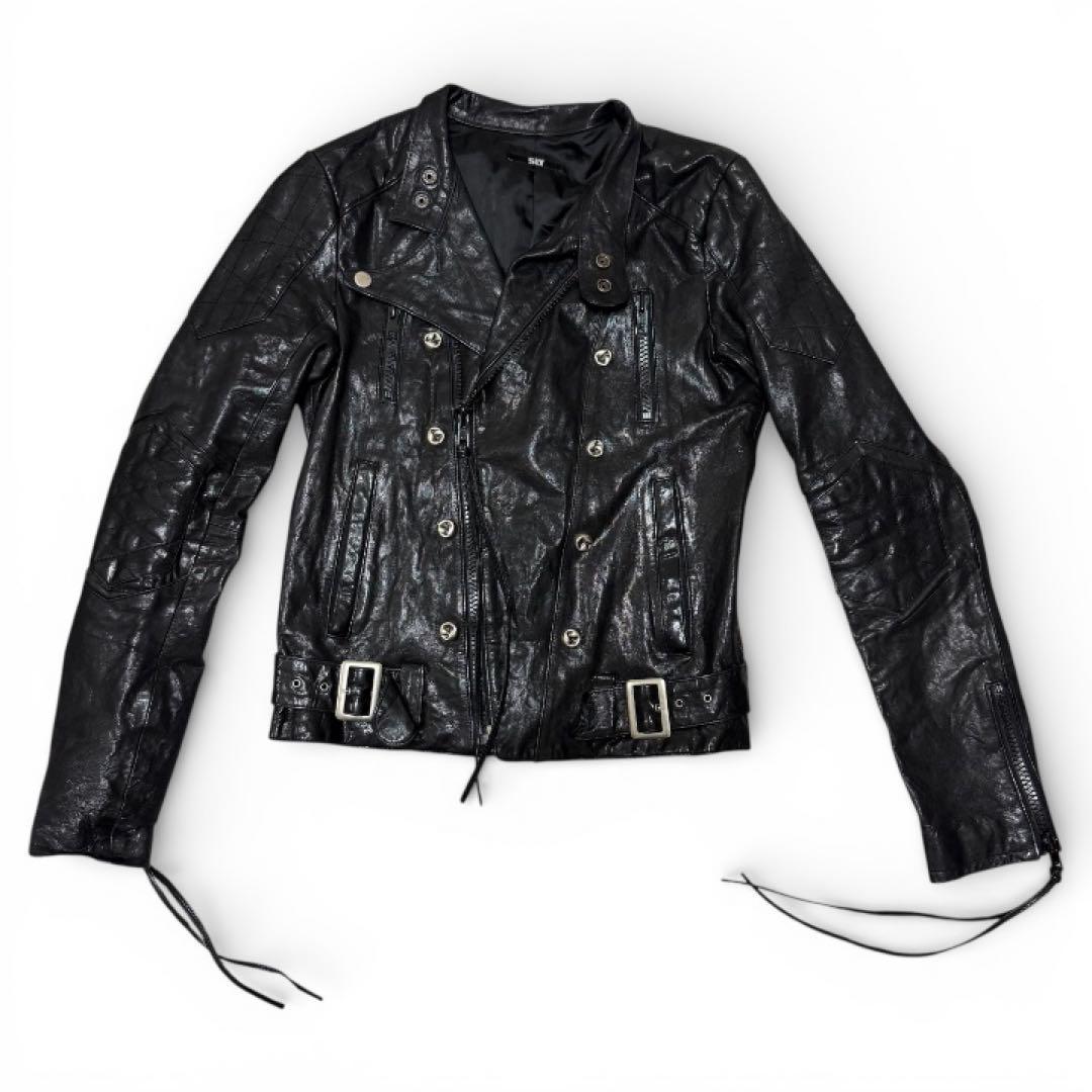 SLY/スライ/レザーライダースジャケット/本革opium お兄系archive