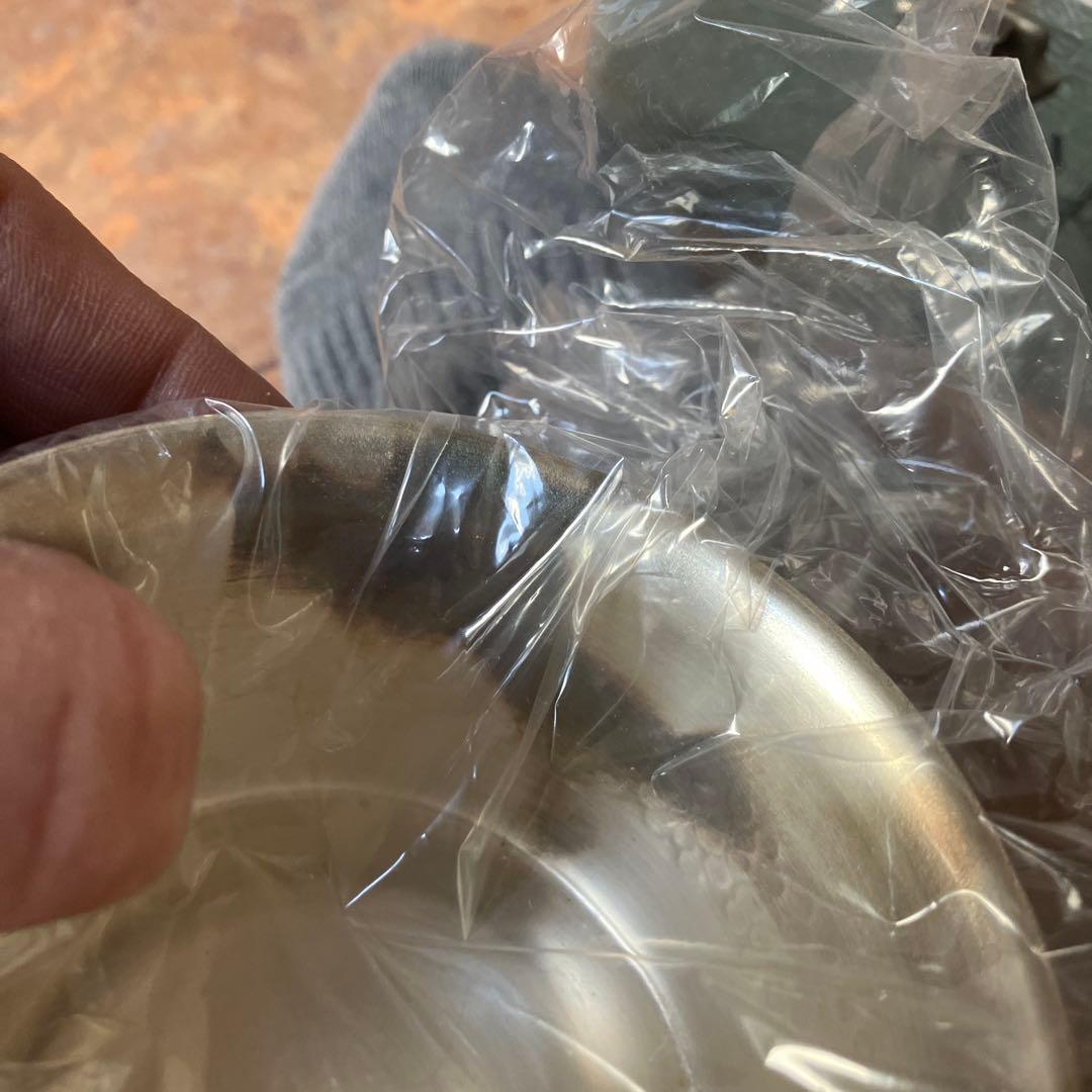 新品　松坂屋の氷用銀食器セット