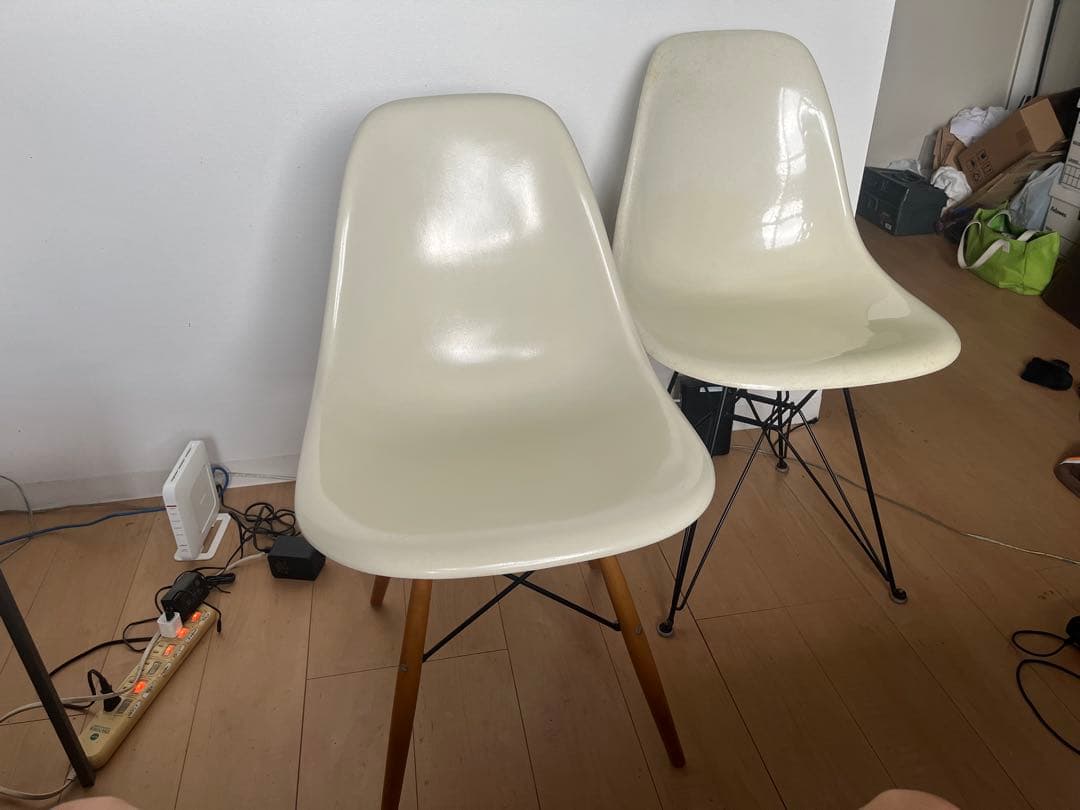 ハーマンミラー　イームズ　サイドシェルチェア ① ドゥエルベース