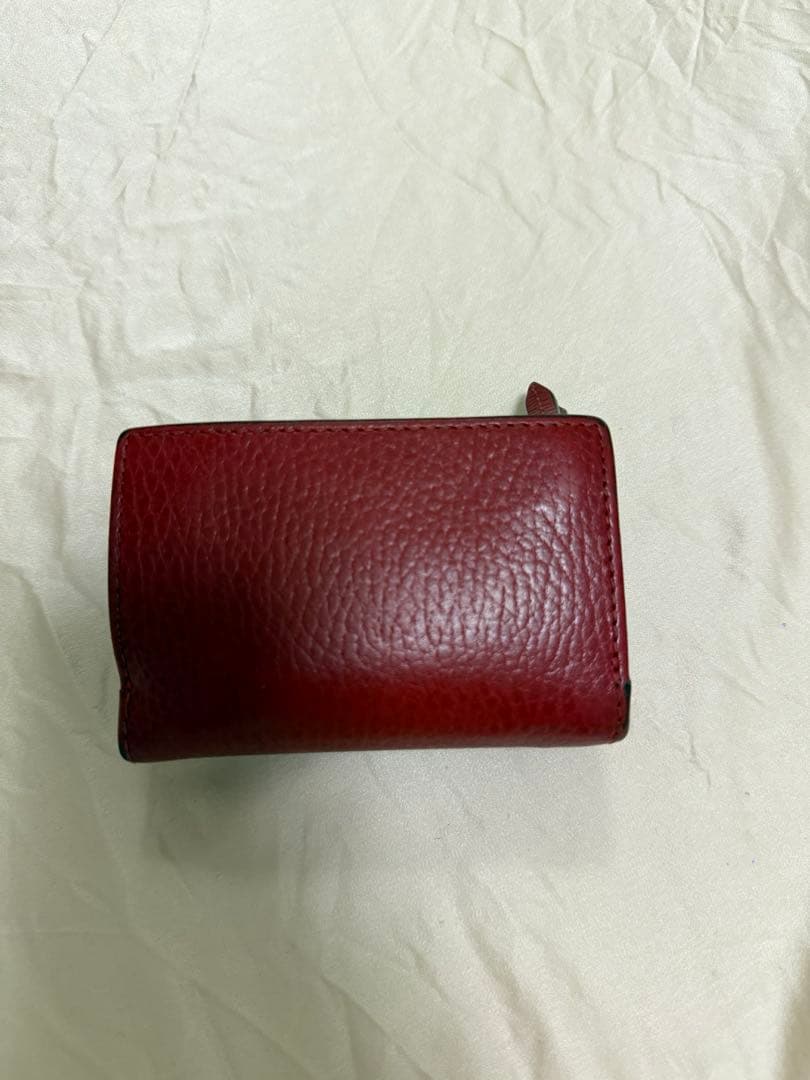 GUCCI GGロゴ レッド 三つ折り財布　【正規品】