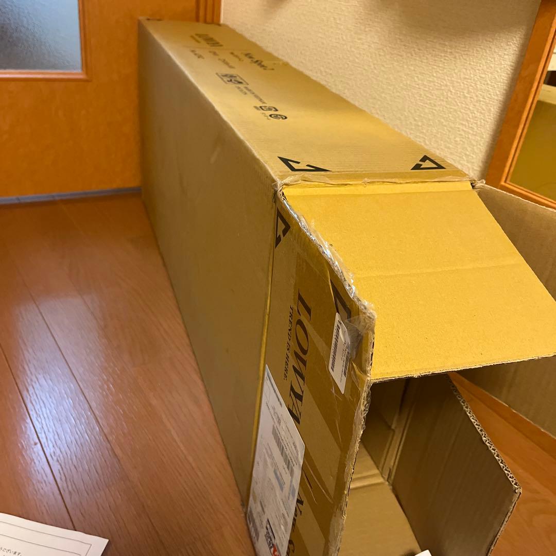 LOWYA スリム収納ラック ホワイト 定価14990