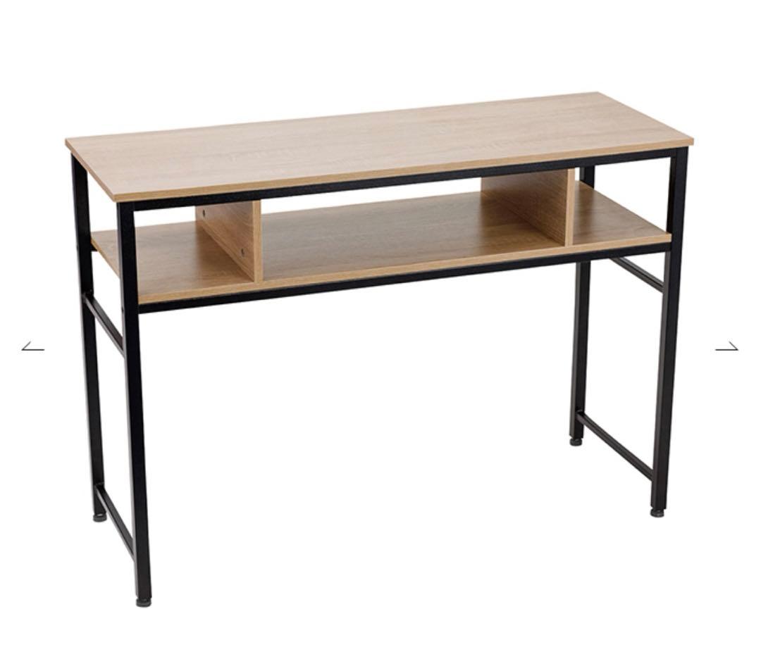 ネイルデスク　FV5722 ネイルテーブルバーリー　ライトブラウン