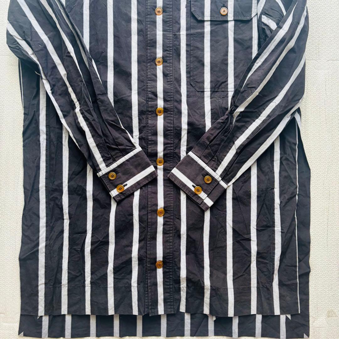【希少】Vivienne Westwood ストライプ ロングシャツコート