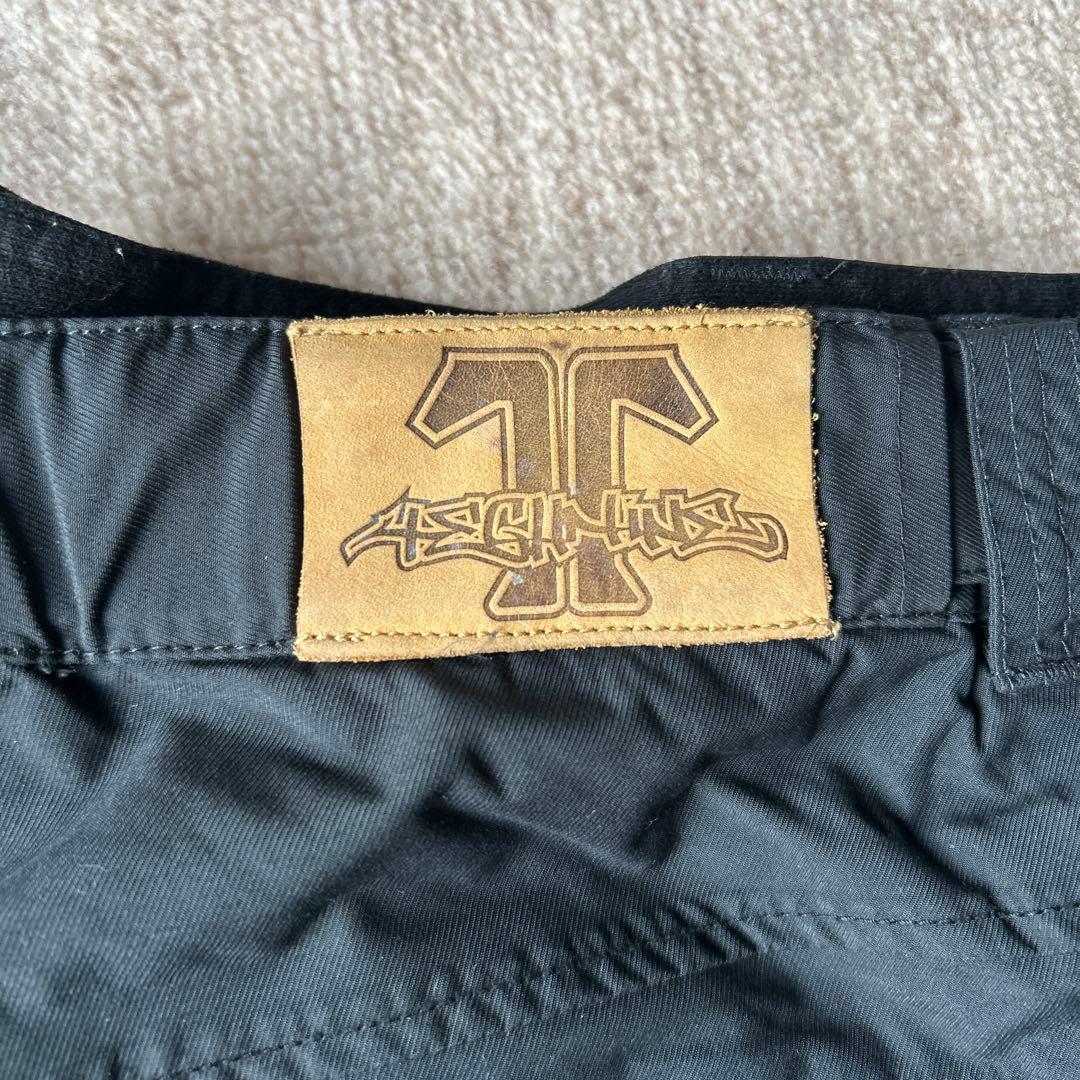 テックナイン TECHNINEスノーボードパンツ 黒/赤 XL