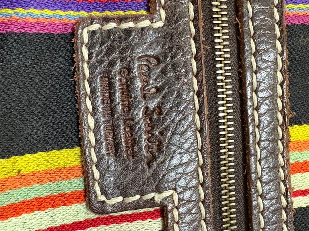 ◆Vintage◆Paul Smith◆メッセンジャーバッグ◆こげ茶◆レザー