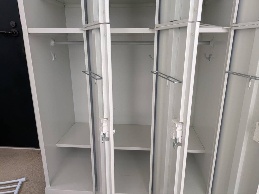 ◎引取り限定　シリンダー錠　ダイヤルロック　PLUS　オフィスロッカー　6個収納