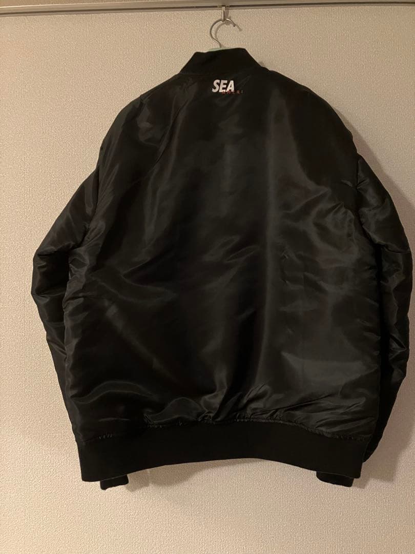 wind and sea AMIRI MA-1 ジャケット Lサイズ 黒