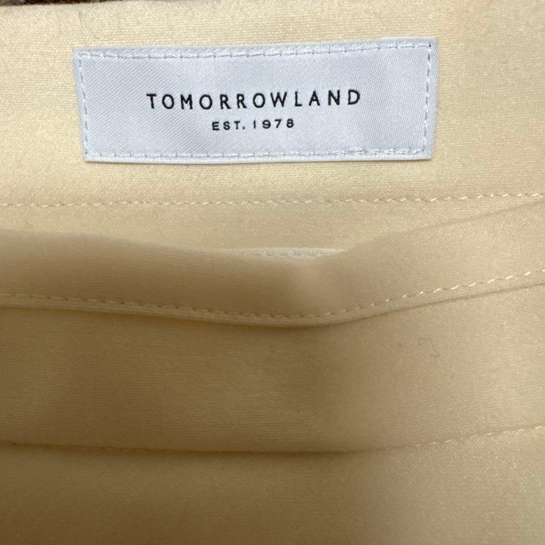 TOMORROWLAND ウールフラノサーキュラースカート