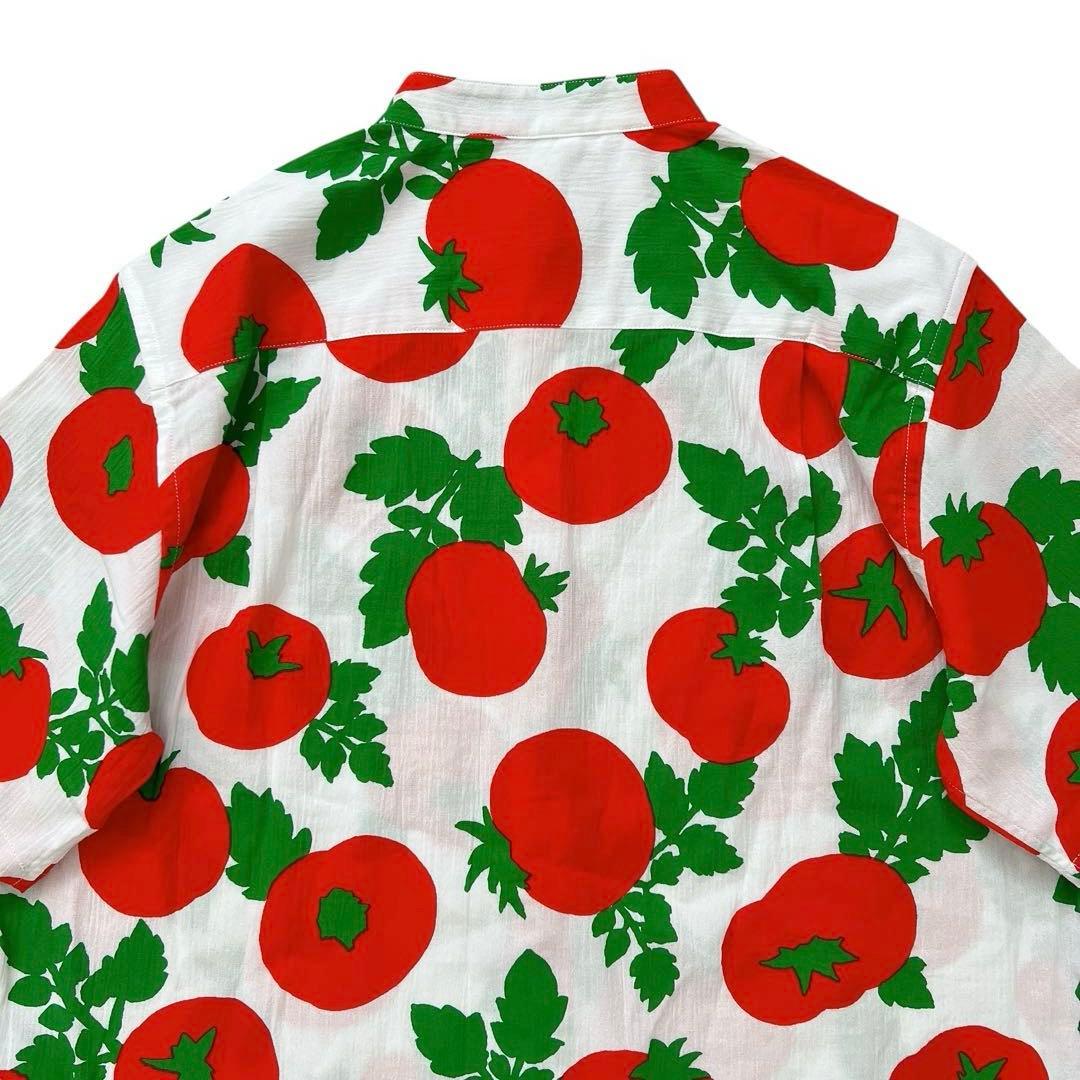 SOU・SOU　ソウソウ　高島縮 20/20 半袖シャツ　トマト　M