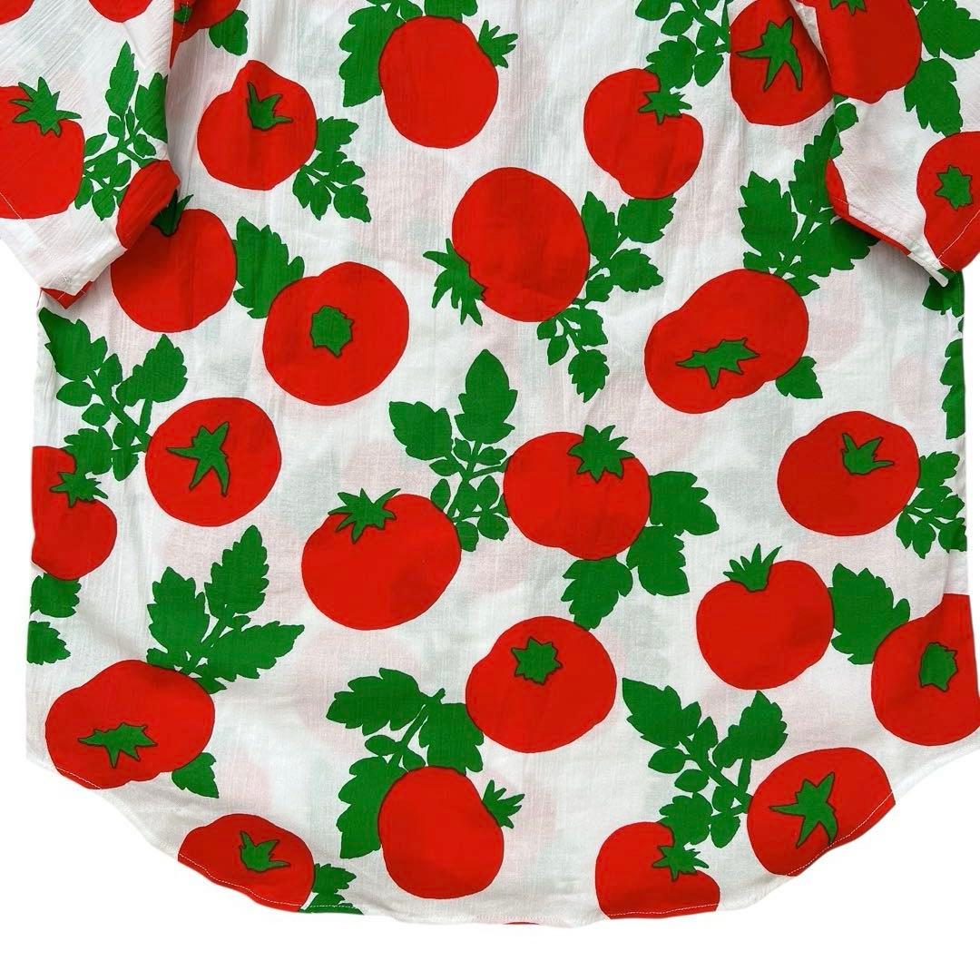 SOU・SOU　ソウソウ　高島縮 20/20 半袖シャツ　トマト　M