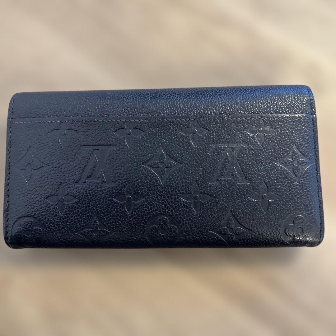 LOUIS VUITTON ネイビー長財布