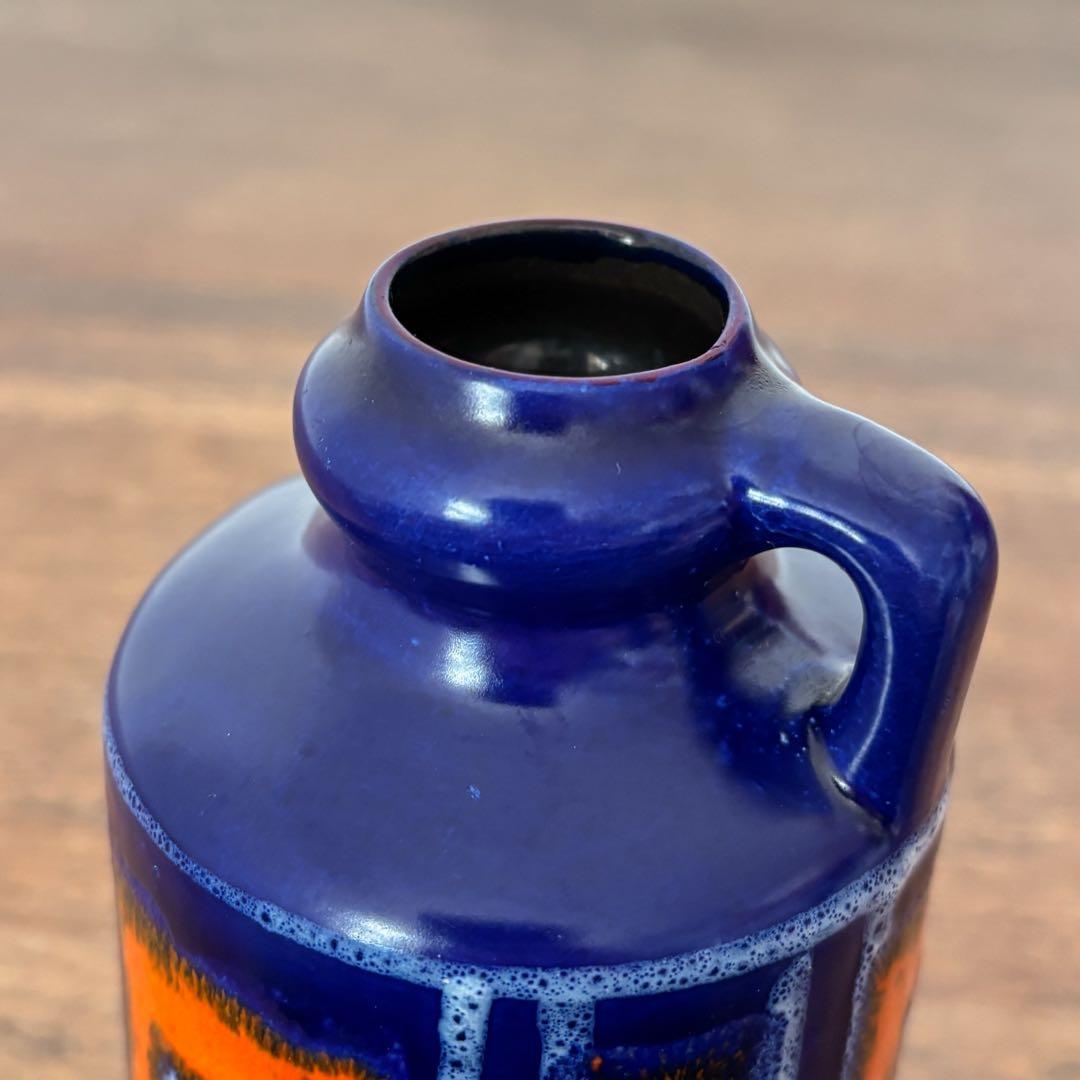 【東ドイツ Strehlaの花瓶】Fat lavaミッドセンチュリー 406