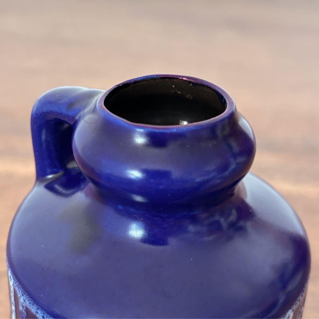 【東ドイツ Strehlaの花瓶】Fat lavaミッドセンチュリー 406