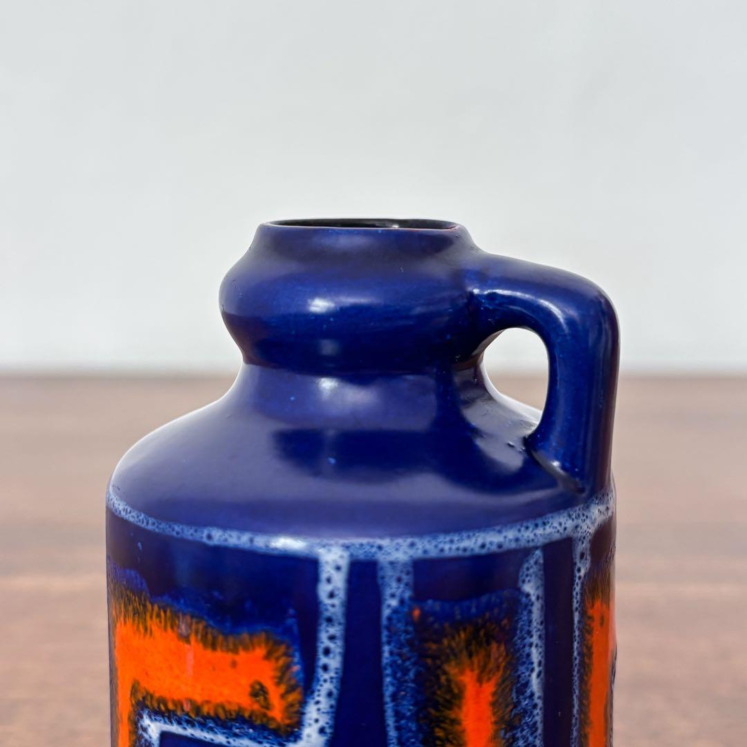 【東ドイツ Strehlaの花瓶】Fat lavaミッドセンチュリー 406