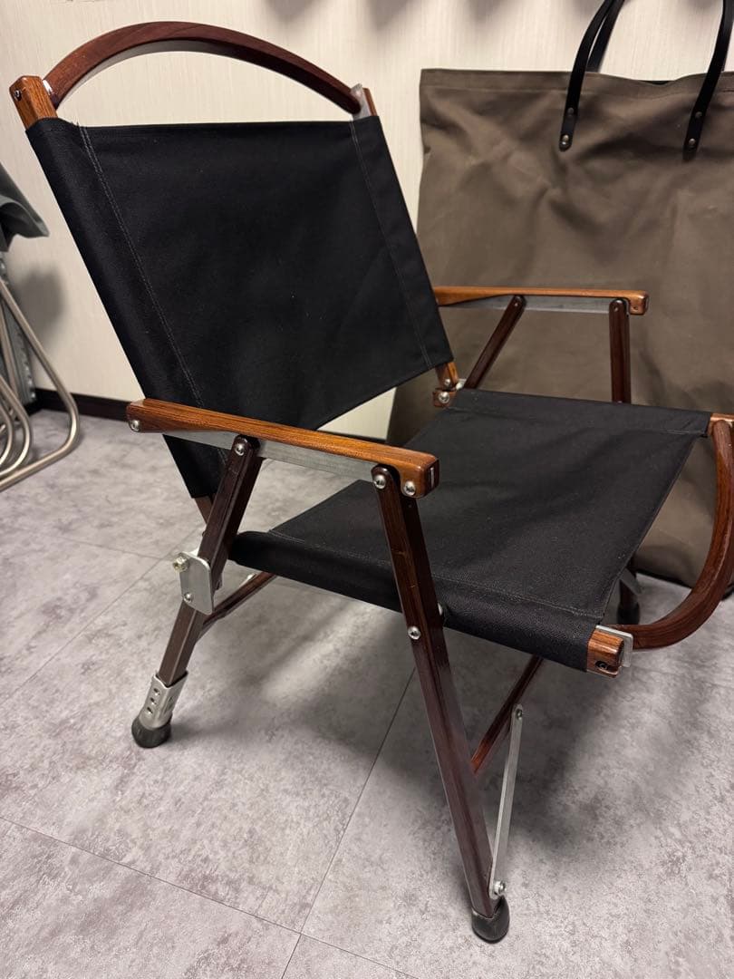 カーミットチェア　ウォールナット　艶あり　ノビタ　収納袋付き　USA製