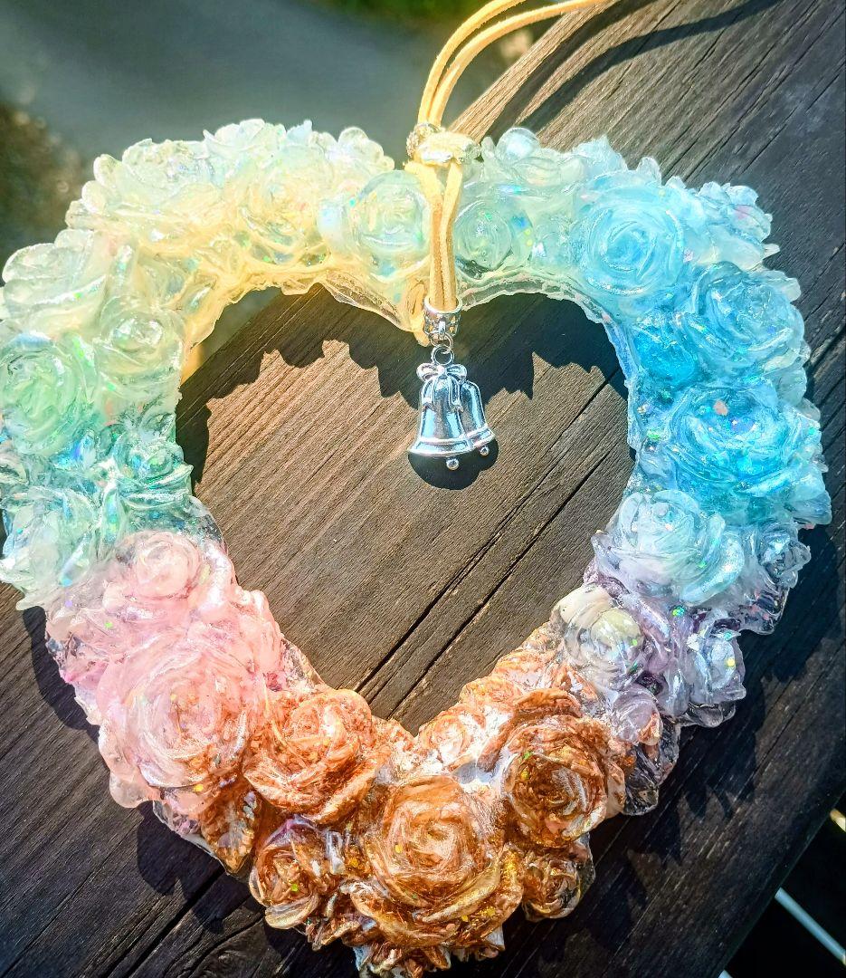 ROSE❀ハート型のリース❀オルゴナイト♥容音さま♥専用です