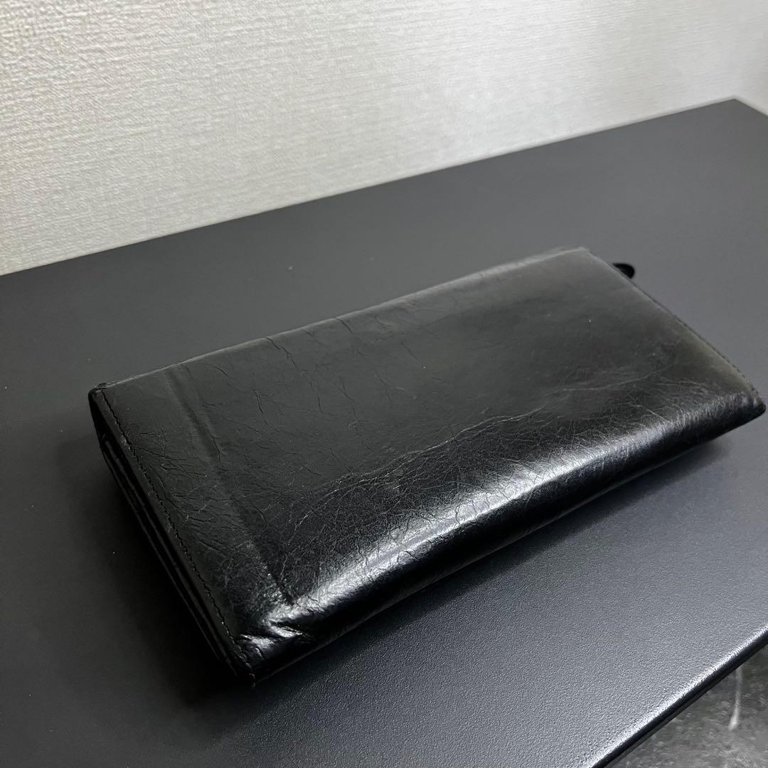 BALENCIAGA バレンシアガ レザー 長財布 ブラック