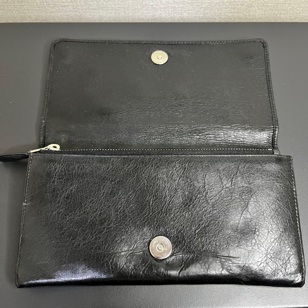 BALENCIAGA バレンシアガ レザー 長財布 ブラック
