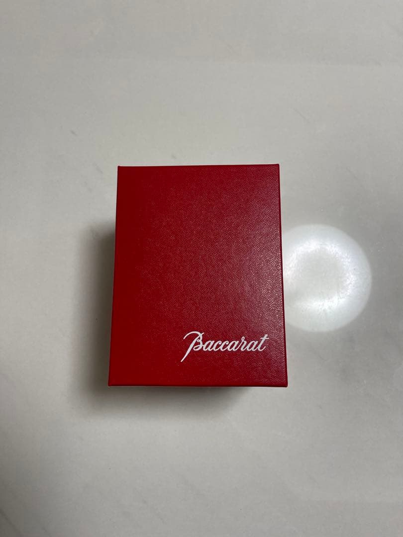 【Baccarat】クリスタル置時計 箱付き