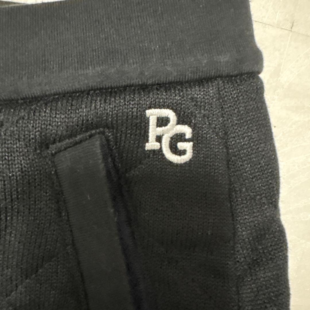 PEARLY GATES ブラックキルティングパンツ