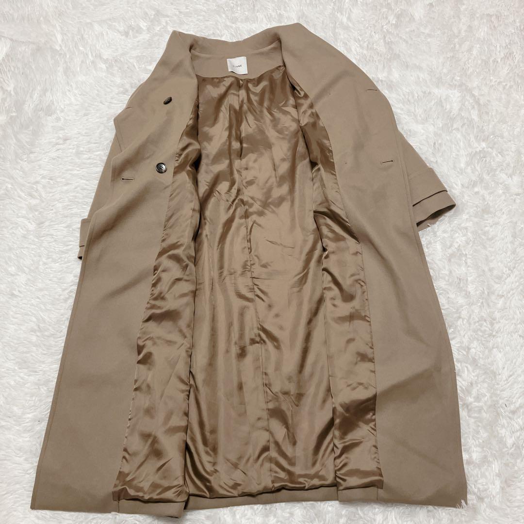 美品 CLANE クラネ UP NECK OVER DOUBLE COAT