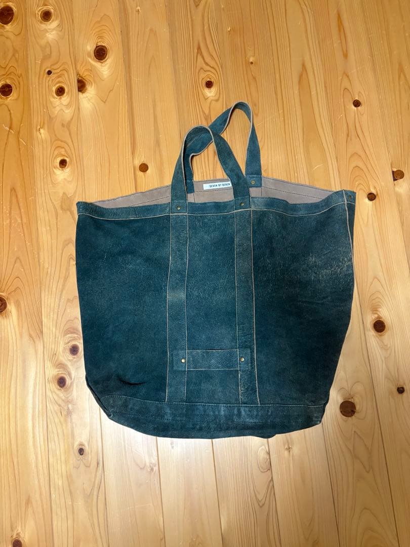 ［SEVEN BY SEVEN］LEATHER TOTE BAG - Green