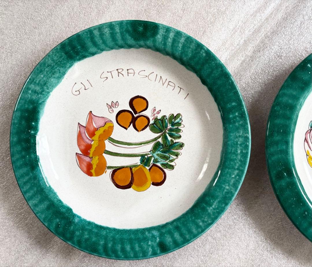 イタリア　DESIMONEデシモーネさんのプレート　2枚セット