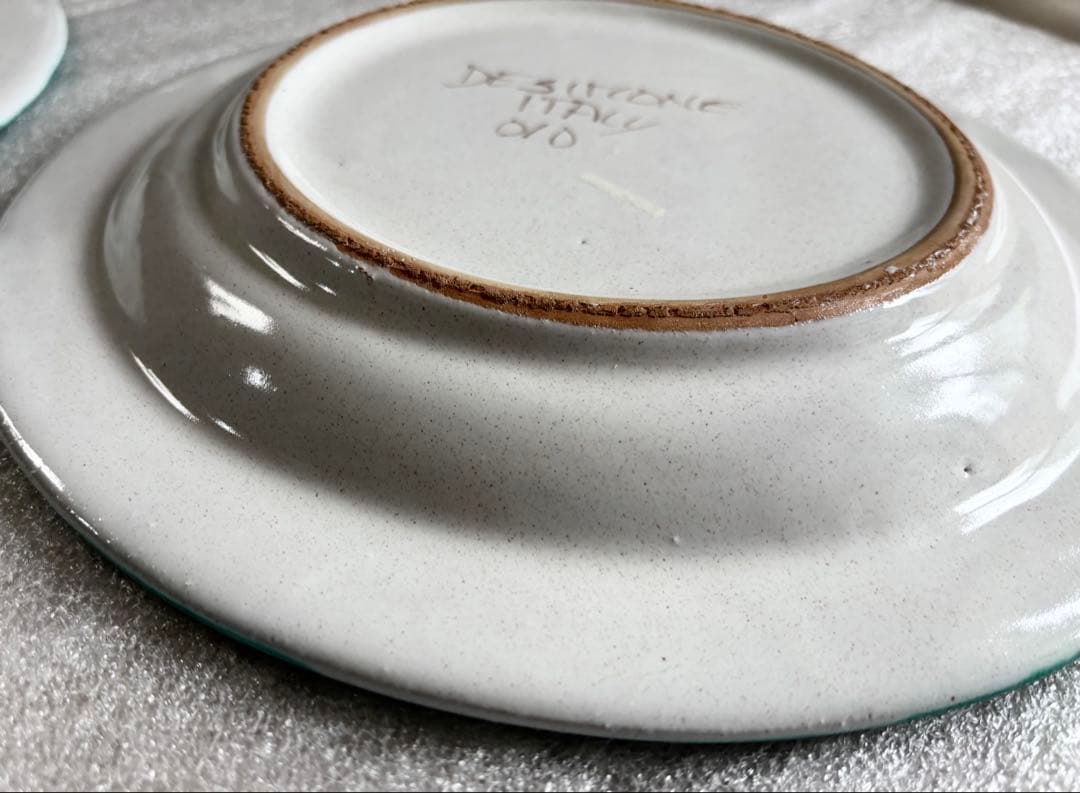 イタリア　DESIMONEデシモーネさんのプレート　2枚セット